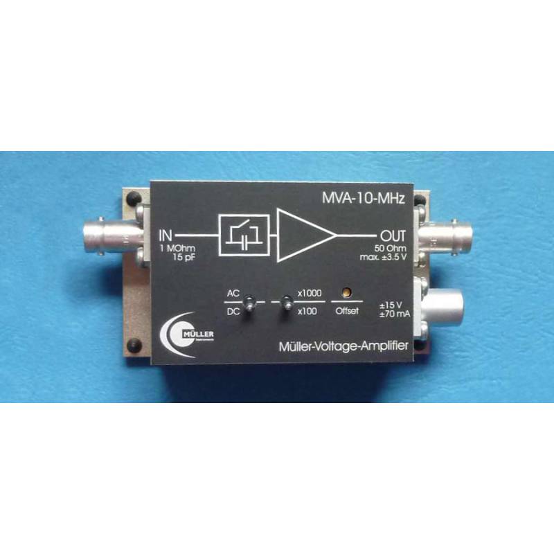Amplificateur Faible Bruit Pour Thermocouples Et Hydrophones MVA10 Amplificateur Faible Bruit Pour Thermocouples Et Hydrophones MVA10