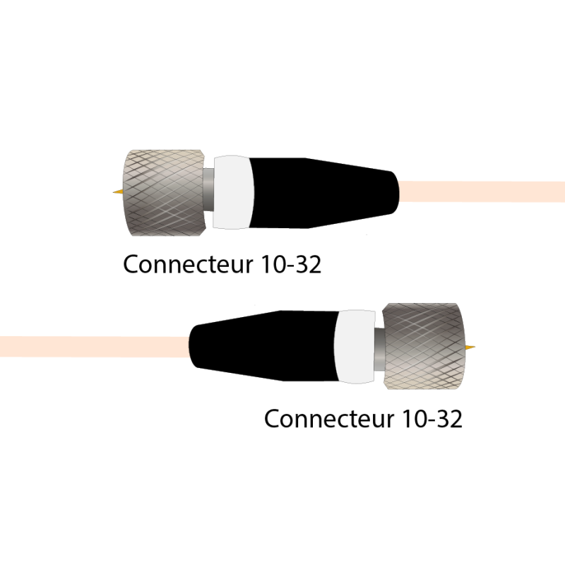 Câble Coaxial Microdot Vers Microdot Rg178 AT-0102-XX