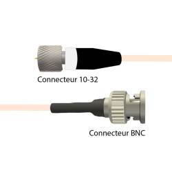 Câble Coaxial Microdot vers BNC RG178 AT-0110-XX
