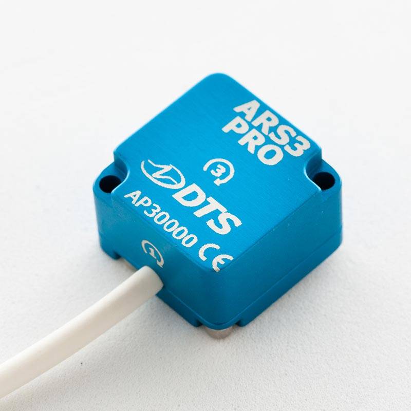 Capteur Vitesse Angulaire Triaxial 300deg/sec 300Hz Compact Résistant Chocs ARS3 PRO-300 DTS