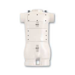 Mannequin Torse pour Tests Parachutes Harnais Blanc Face Humanetics