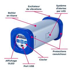Système Étalonnage Portable Accéléromètres Vibromètres Calibrateur Mobile CV-05 SPEKTRA