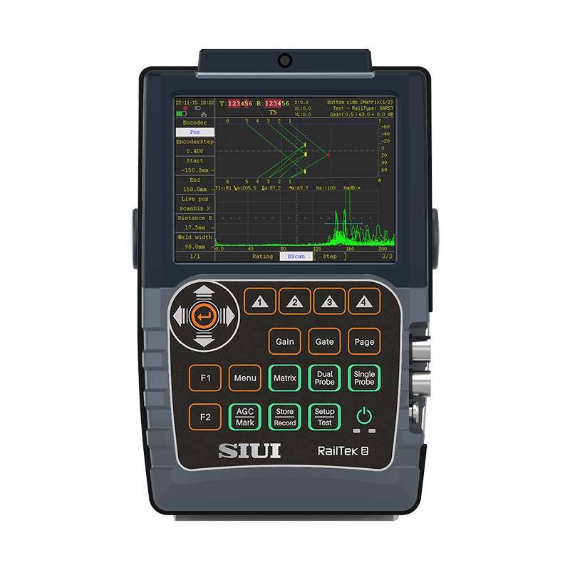 Détecteur Défauts Ultrasonore Portable Rails Chemins Fer Inspection Soudures RailTek2 SIUI