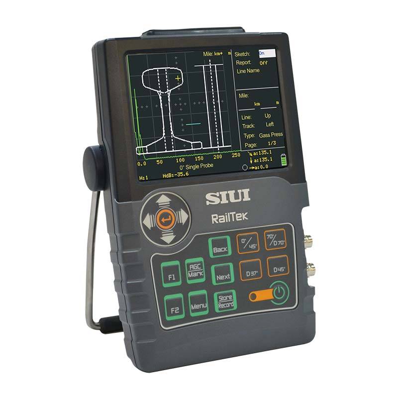 Détecteur Défauts Portable Simple Utilisation Ultrasons Inspection Soudures Rails RailTek1 SIUI