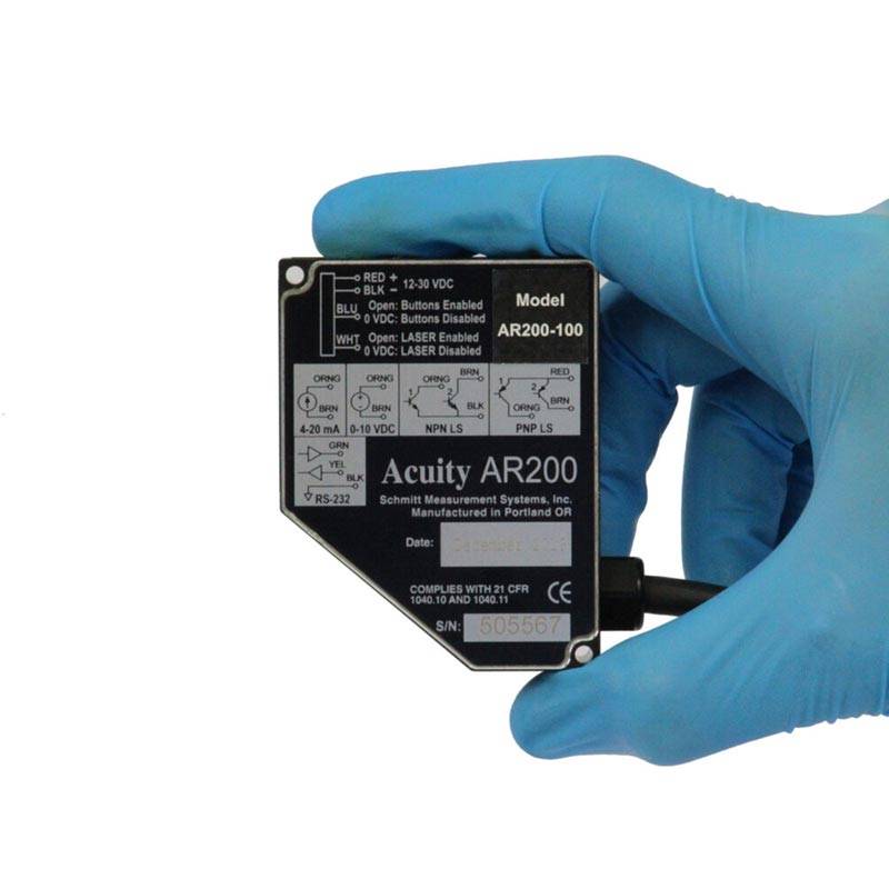 Capteur Distance Laser Triangulation Courte Portée Mesures de Déplacement Position AR200 Acuity