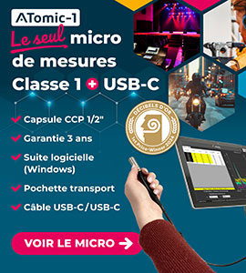 ATomic-1 Seul Microphone Classe 1 USB-C