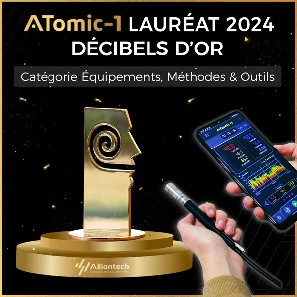 sonomètre ATomic-1 nomination Décibels d'Or 2024
