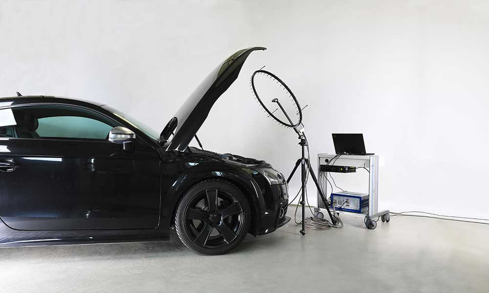 camera acoustique circulaire localisation source sonore moteur voiture