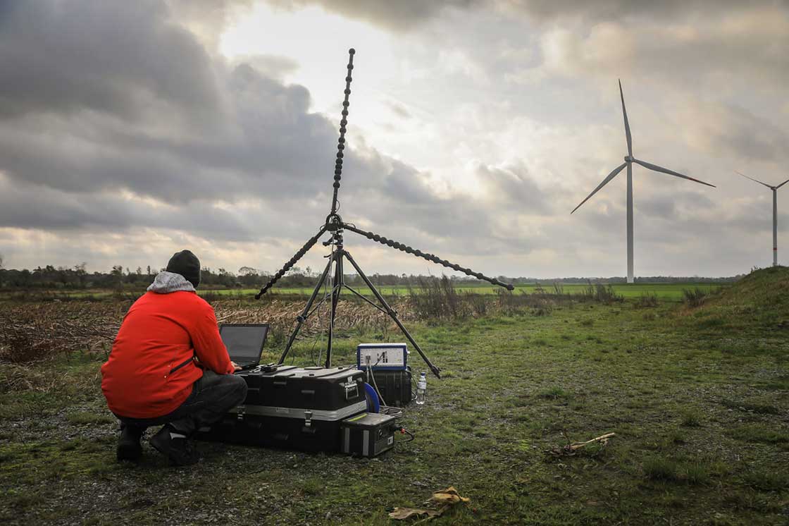 camera acoustique localisation source sonore eoliennes
