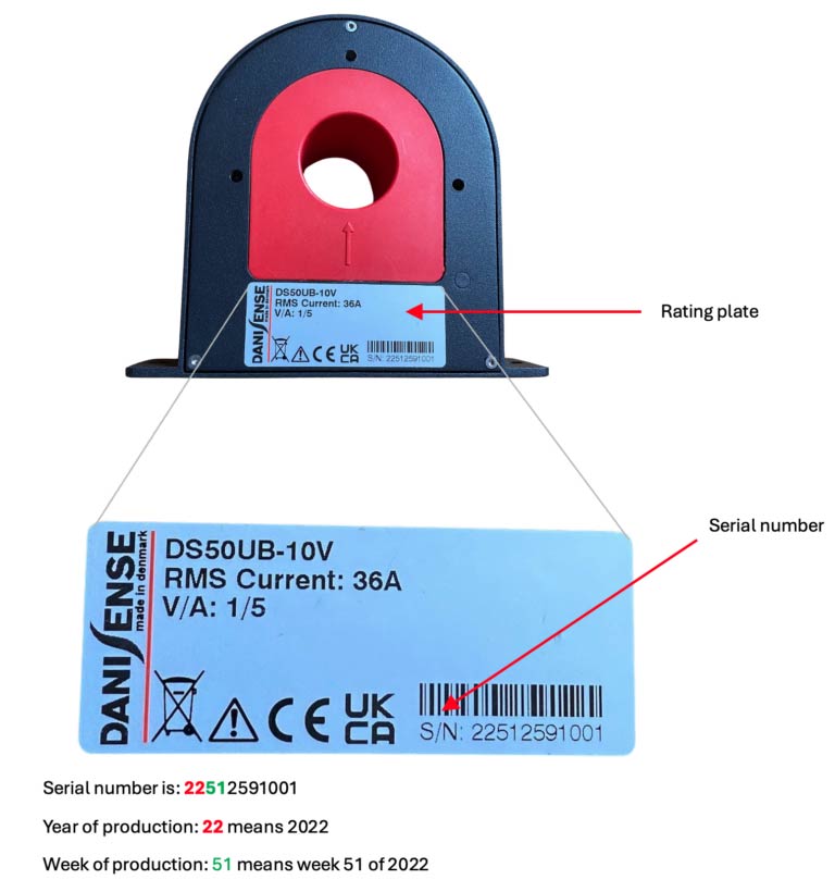 capteurs transducteurs mesure courant date fabrication